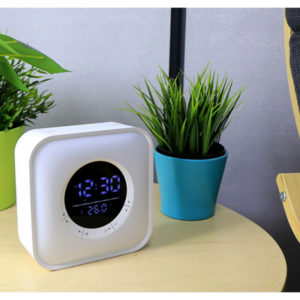 Ασύρματο ηχείο Bluetooth LED & ψηφιακό ρολόι - P10 - 810811 - Image 6