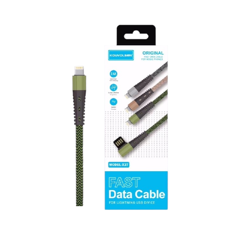 Καλώδιο φόρτισης & data - Lightning - Fast Charge - X27/5G - 1.2m - 880653 Καλώδιο φόρτισης & data - Lightning - Fast Charge - X27/5G - 1.2m - 880653