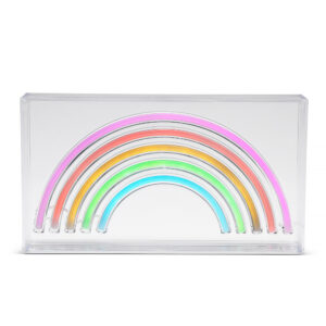 The Source - Boxed Rainbow Light Neon - Φωτιστικό σε Σχήμα Ουράνιου Τόξου