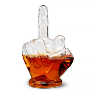 The Source Middle Finger Decanter - Άσεμνη Κανάτα με υψωμένο το Μεσαίο Δάχτυλο