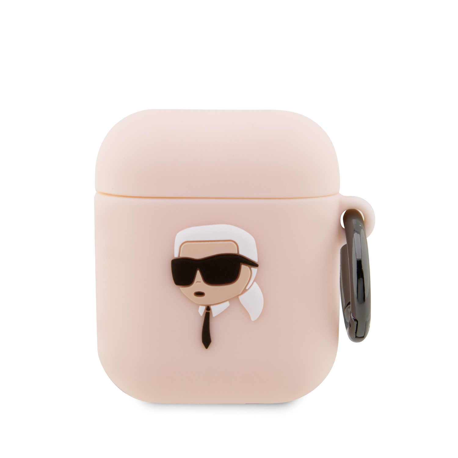 Karl Lagerfeld 3D Logo NFT Karl's Head Θήκη προστασίας από σιλικόνη – Apple AirPods 1/2 (Pink – KLA2RUNIKP)