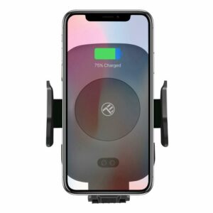 Tellur Fast Wireless Car Charger & Motorized Mount Βάση ασύρματης φόρτισης & Ασύρματος ταχυφορτιστής αυτοκινήτου κατάλληλος για Smartphone (Black)