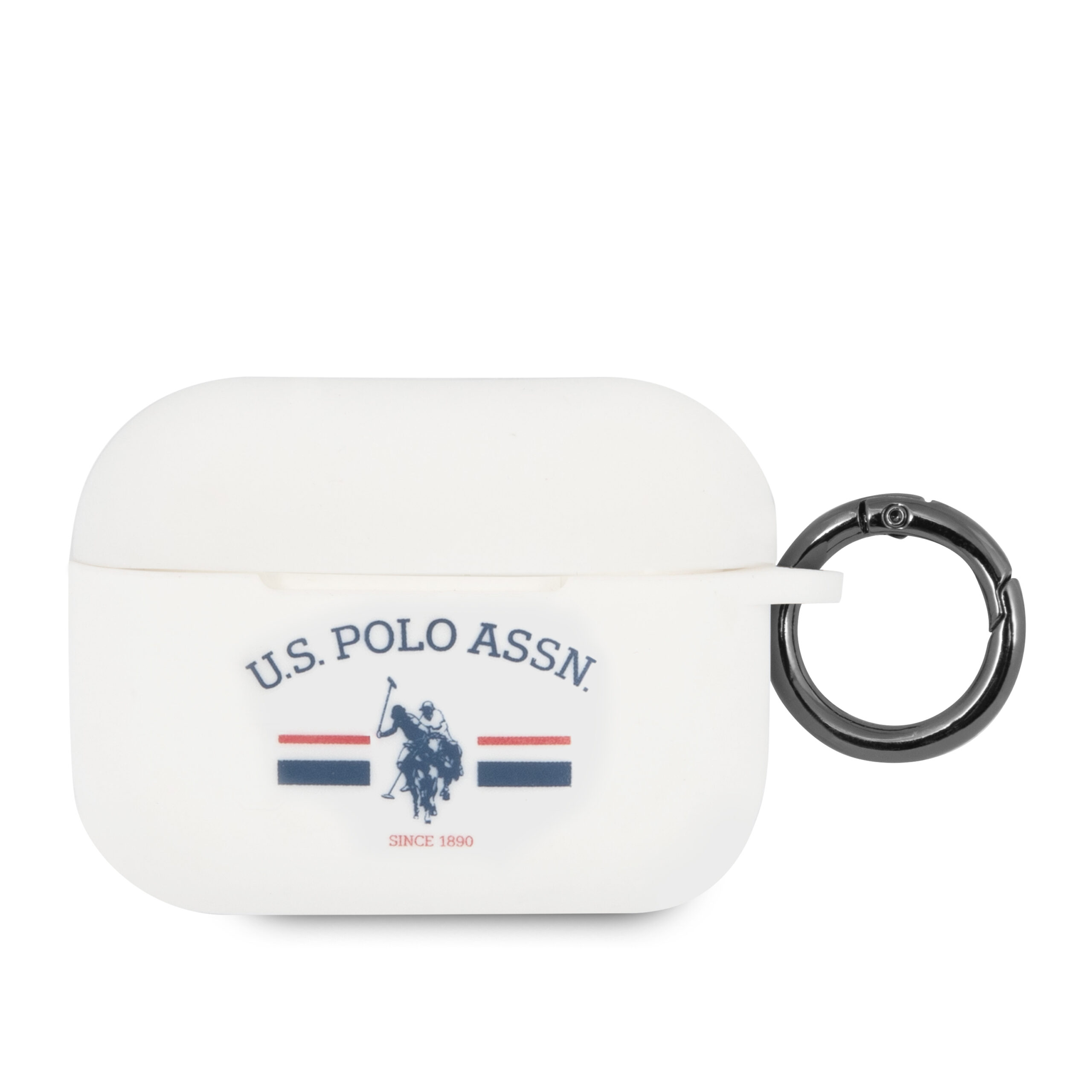 U.S. Polo Assn. “FL. Logo Collection” Θήκη προστασίας από σιλικόνη για Apple Airpods Pro (White – USACAPSFGH)