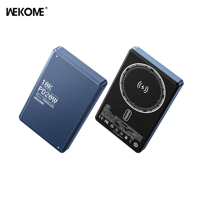 Power Bank Magnetic Wireless WK 10000mAh 20W PDx1 Blue WP-79