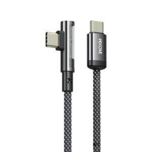 Charging Cable WK 65W PD TYPE-C/TYPE-C Black 1m WDC-43