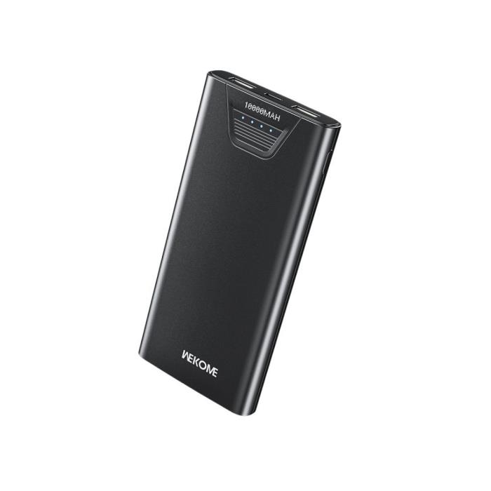 Power Bank WK 10000mAh 12W USBx2 Black WP-101