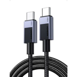 Charging Cable UGREEN 240W L513 TYPE-C/TYPE-C Space Gray 1m 45067