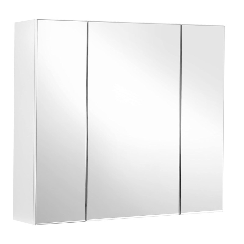 Καθρέπτης Μπάνιου με Ντουλάπι 60 x 15 x 55 cm VASAGLE BBK22WT