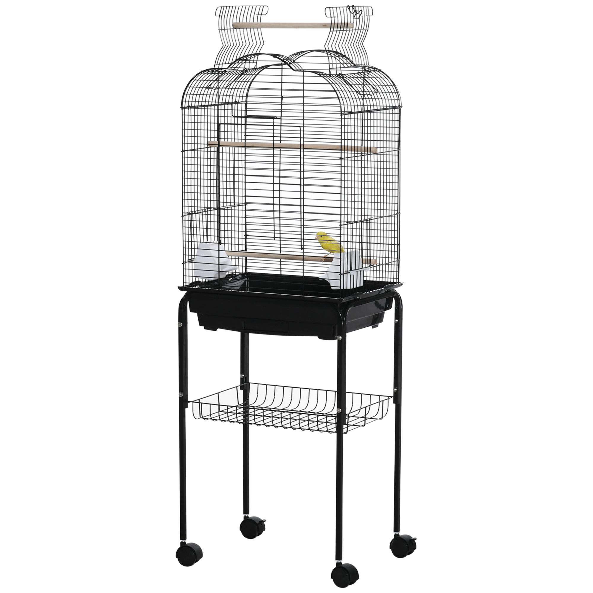 PawHut Bird Cage με 3 κούρνιες