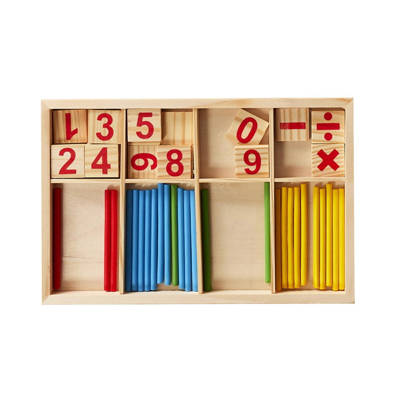 Εκπαιδευτικό Ξύλινο Παιχνίδι Montessori Αριθμοί με Sticks Jeux 2 Momes EA10278