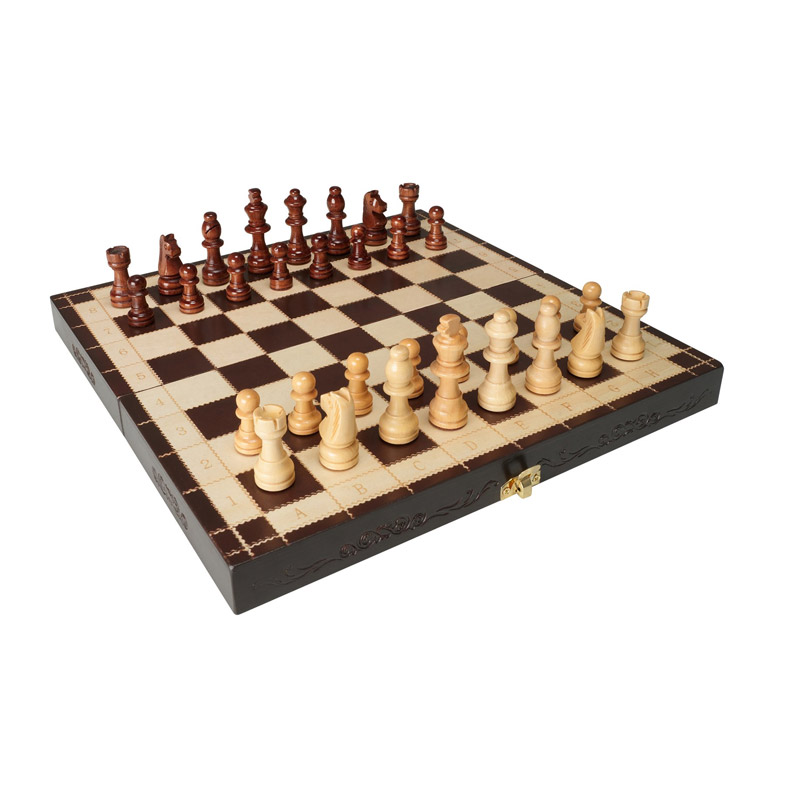 Μαγνητικό Ξύλινο Σκάκι με 34 Πιόνια 29 x 29 x 7 cm VEVOR MZGJXQ12YCSSTUH2IV0