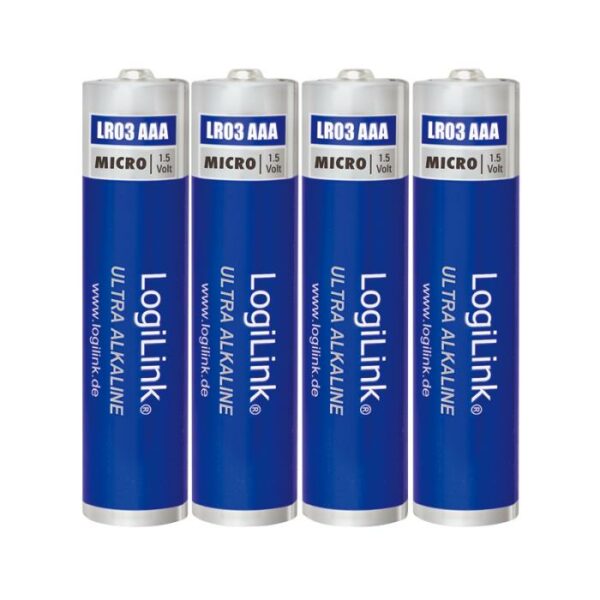 Μπαταρίες Αλκαλικές AAA LogiLink LR03B4 (4τμχ)