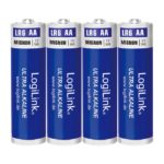 Μπαταρίες Αλκαλικές AA LogiLink LR6B4 (4τμχ)