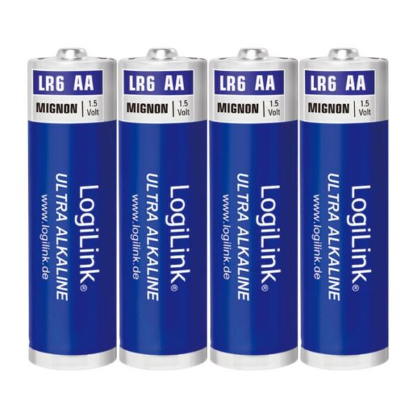 Μπαταρίες Αλκαλικές AA LogiLink LR6B4 (4τμχ)