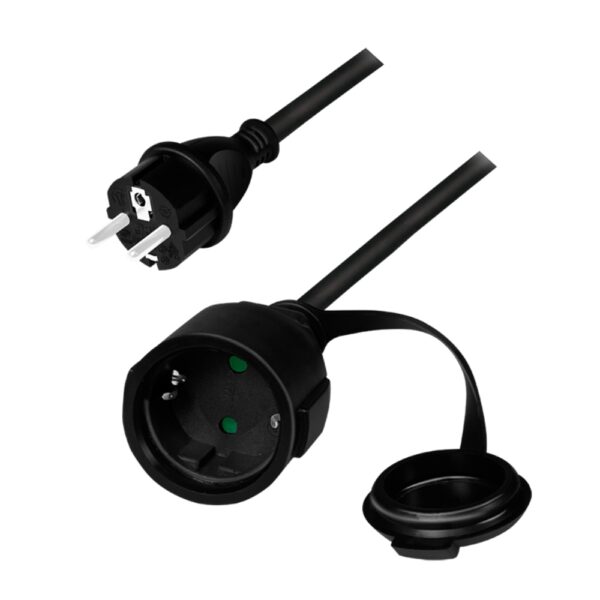 Καλώδιο επέκτασης τροφοδοσίας Logilink LPS102 5m Μάυρο