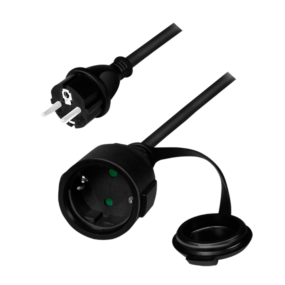 Καλώδιο επέκτασης τροφοδοσίας Logilink LPS102 5m Μάυρο Καλώδιο επέκτασης τροφοδοσίας Logilink LPS102 5m Μάυρο