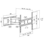 Βάση Τηλεόρασης Επιτοίχια LogiLink BP0028 37"-70" έως 50kg