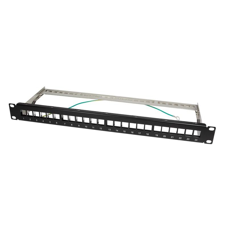 Keystone Patch Panel 24 Θέσεων 1U Logilink NK4042 Keystone Patch Panel 24 Θέσεων 1U Logilink NK4042