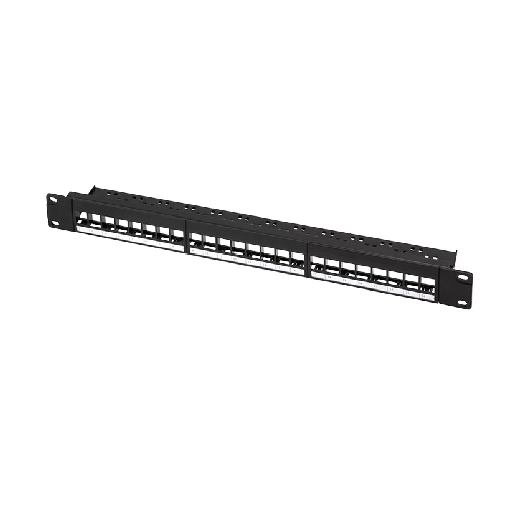 Keystone Patch Panel 24 Θέσεων 1U Logilink NK4065 Keystone Patch Panel 24 Θέσεων 1U Logilink NK4065
