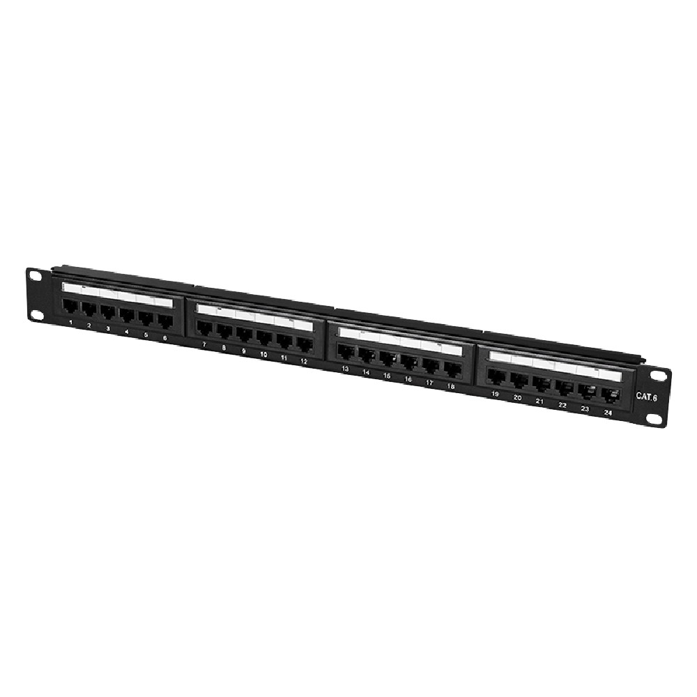 Patch Panel CAT6 24 Θέσεων 1U Logilink NP0004 EconLine Patch Panel CAT6 24 Θέσεων 1U Logilink NP0004 EconLine