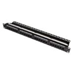 Patch Panel CAT6 24 Θέσεων 1U Logilink NP0004A LSA strips