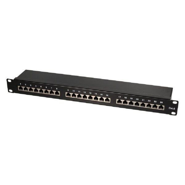 Patch Panel CAT6 24 Θέσεων 1U Logilink NP0055 STP