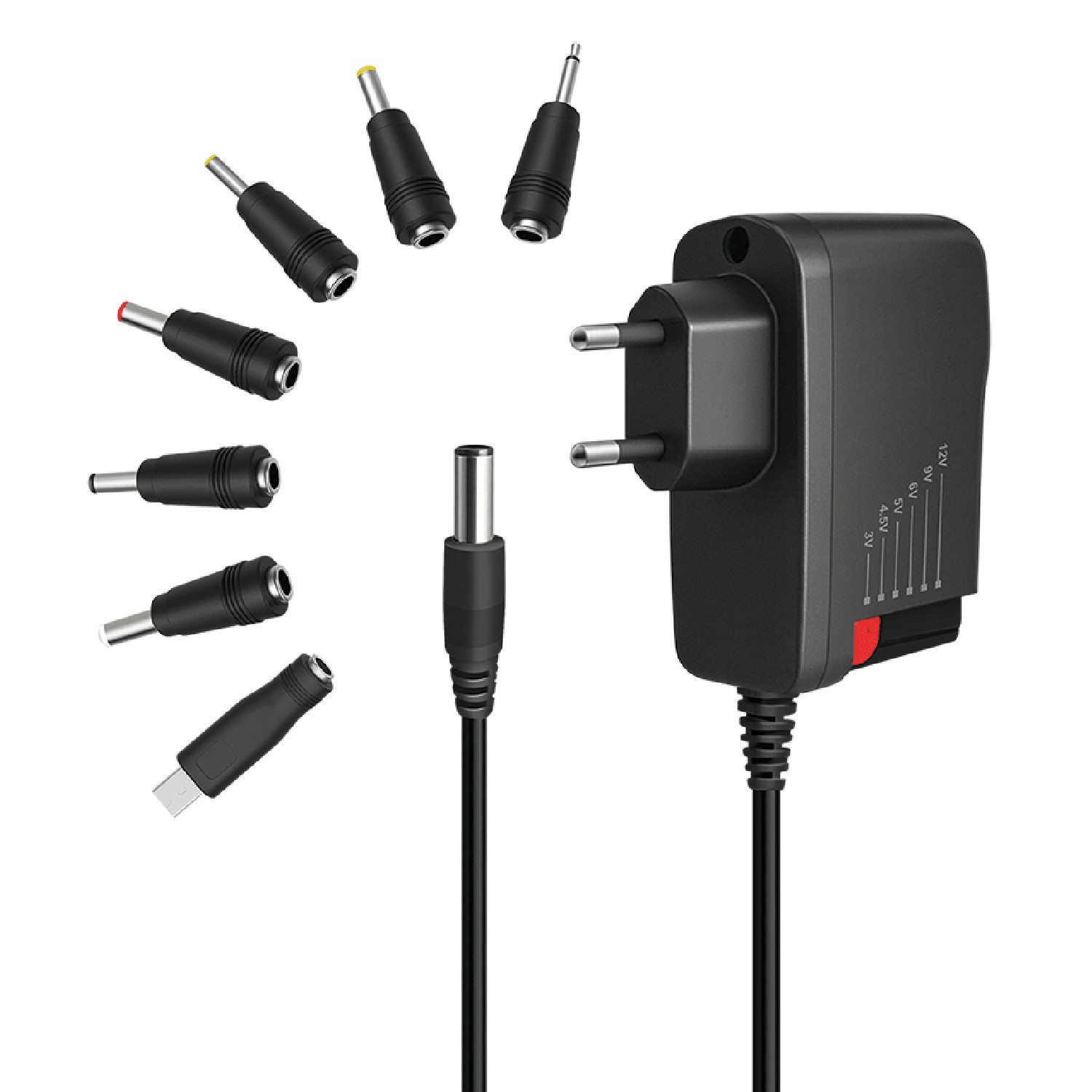 Universal Τροφοδοτικό LogiLink PA0161A 3-12V 24W(7 βύσματα) Universal Τροφοδοτικό LogiLink PA0161A 3-12V 24W(7 βύσματα)