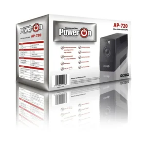 UPS Power On AP-720 Line Interactive 720VA - Image 3