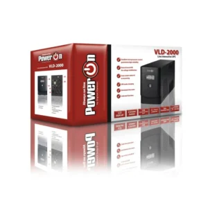 UPS Power On VLD-2000 Line Interactive 2000VA, με οθόνη - Image 3