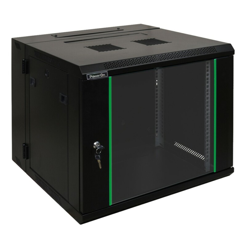 Επιτοίχια Καμπίνα 18U Power On DSW.6618 Double Section 600x600x901mm Επιτοίχια Καμπίνα 18U Power On DSW.6618 Double Section 600x600x901mm