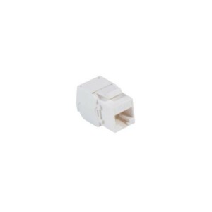 Βύσμα Keystone RJ45 CAT6A Power On KJ-C6A-U001W UTP Toolless Λευκό
