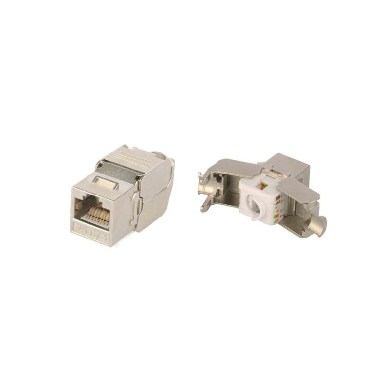 Βύσμα Keystone RJ45 CAT6A Power On KJ-C6A-F001 FTP Toolless