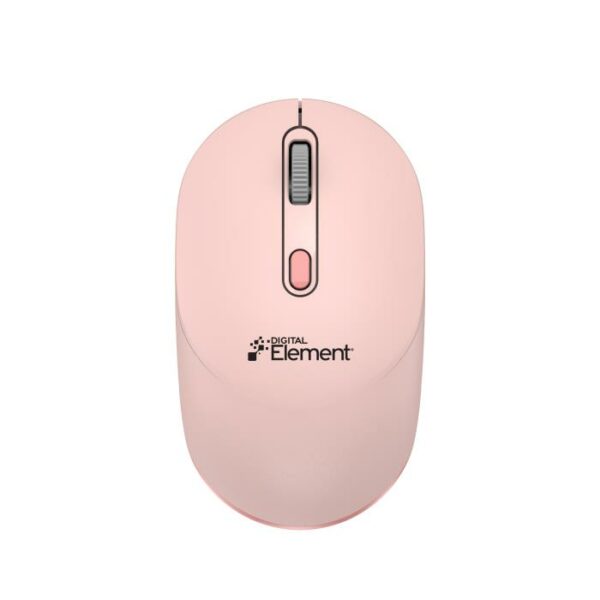 Ασύρματο Ποντίκι 2.4 GHz/BT Element MS-195P Ροζ