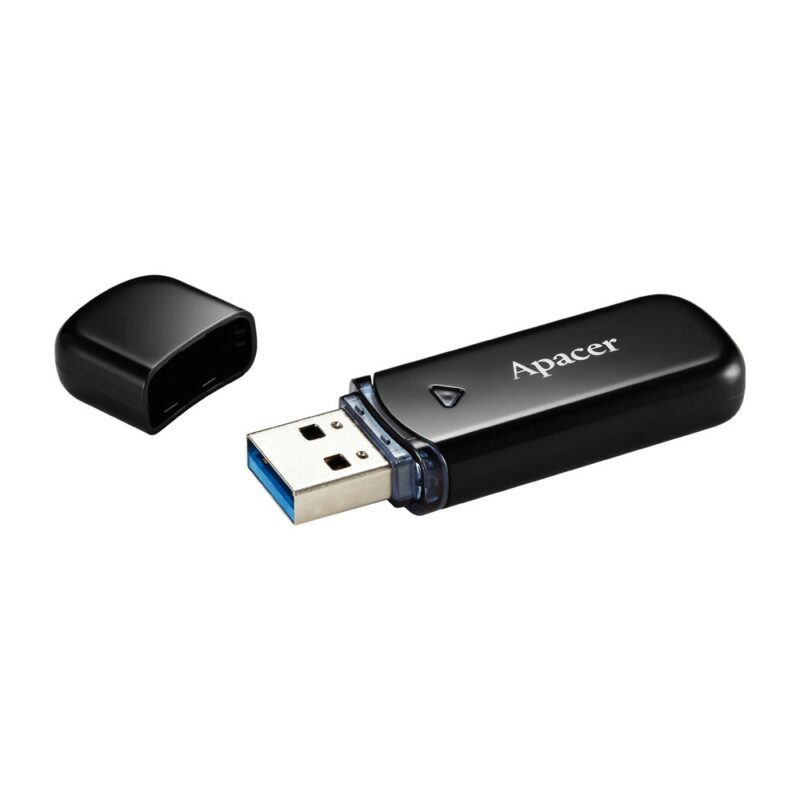 USB Stick Apacer AH355 64GB Usb 3.2 Gen1 Μαύρο