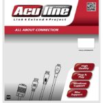 Καλώδιο USB 2.0 σε USB-B M/M Aculine USB-005 3m Μαύρο