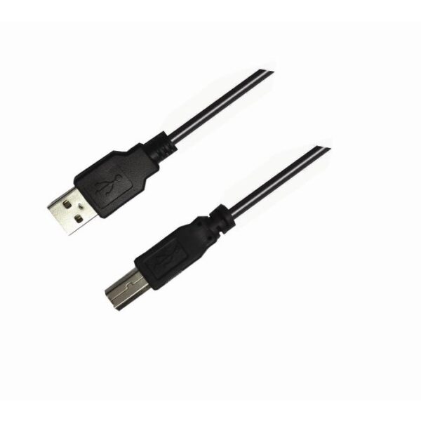 Καλώδιο USB 2.0 σε USB-B M/M Aculine USB-006 5m Μαύρο
