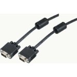 Καλώδιο Οθόνης SVGA 15HD M/M Aculine SVGA-005 20m Μαύρο