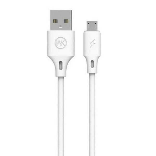 Καλώδιο Φόρτισης WK WDC-092 USB σε Micro USB 2m Λευκό