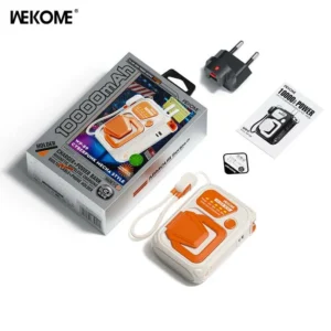 Power Bank 10000mAh PD 22,5W WK WP-89 3 Θέσεων, με Ασύρματη Φόρτιση Magnetic Γκρι - Image 3