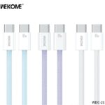 Καλώδιο Φόρτισης WK WDC-21 USB-C σε Lightning PD 27W 1m Λευκό