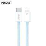 Καλώδιο Φόρτισης WK WDC-21 USB-C σε Lightning PD 27W 1m Μπλέ