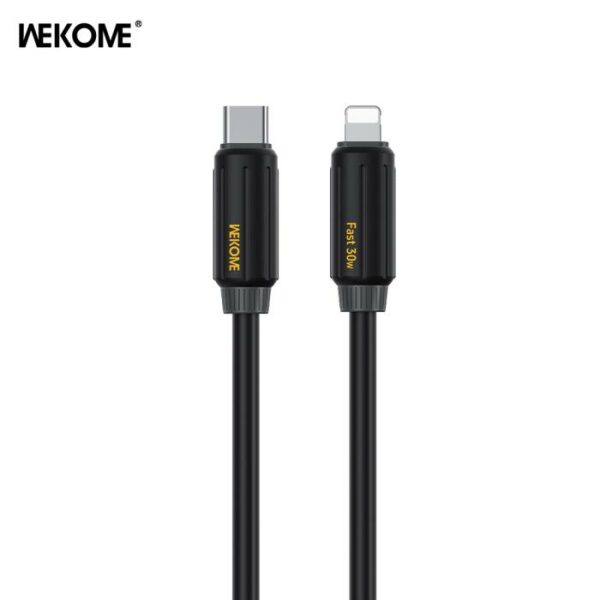 Καλώδιο Φόρτισης WK WDC-29 USB-C σε Lightning PD 30W 1m Μαύρο