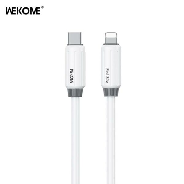 Καλώδιο Φόρτισης WK WDC-29 USB-C σε Lightning PD 30W 1m Λευκό