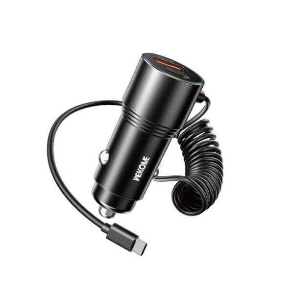 Φορτιστής Αυτοκινήτου 66W WK WP-C51 2 Θέσεων