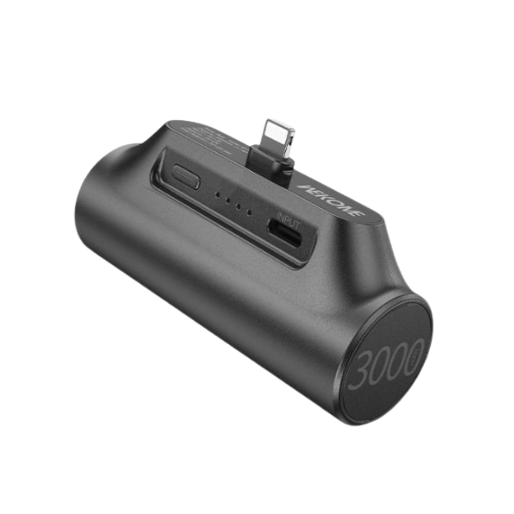 Power Bank 3000mAh 10W WK WP-07 Lightning 1 Θέσης Μαύρο Power Bank 3000mAh 10W WK WP-07 Lightning 1 Θέσης Μαύρο