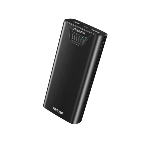 Power Bank 20000mAh 12W WK WP-121 2 Θέσεων Μαύρο