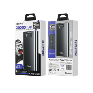 Power Bank 20000mAh 12W WK WP-121 2 Θέσεων Λευκό - Image 2