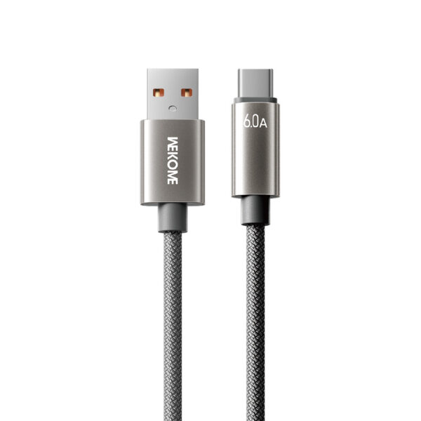 Καλώδιο Φόρτισης WK WDC-63a USB σε USB-C PD 66W 1.2m Γκρι
