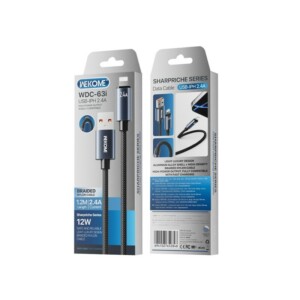 Καλώδιο Φόρτισης WK WDC-63i USB σε Lightning 1.2m Μαύρο - Image 3