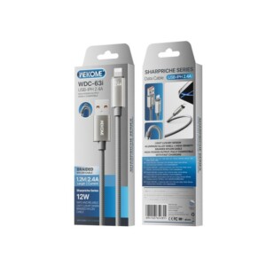 Καλώδιο Φόρτισης WK WDC-63i USB σε Lightning 1.2m Γκρι - Image 3